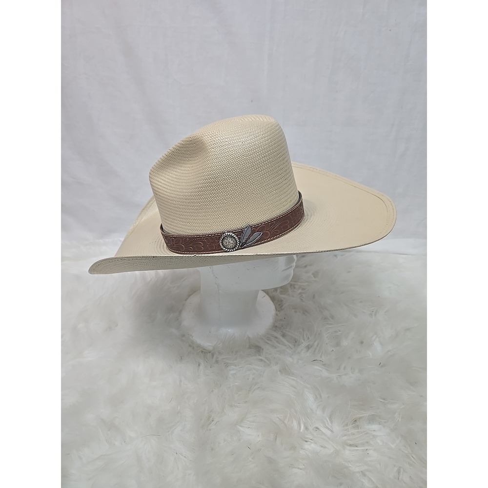 John B. Stetson 6 -7/8‎ Fairmont Silverbelly Cowboy Hat USA Western Ivory Unisex